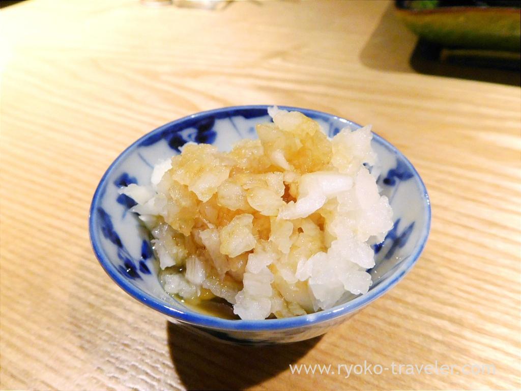 Grated daikon radish, Yakitori Imai (Omotesando)