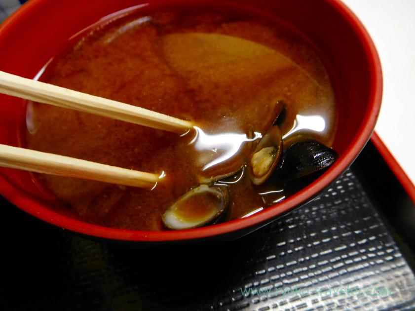 Shijimi clam soup, Tenfusa (Tsukiji market)