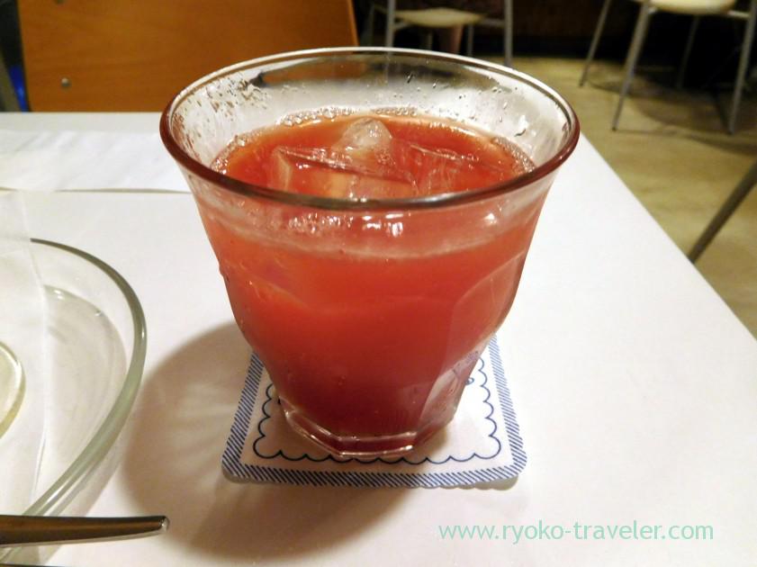 Watermelon juice, Fukunaga fruits parlor (Yotsuya-sanchome)