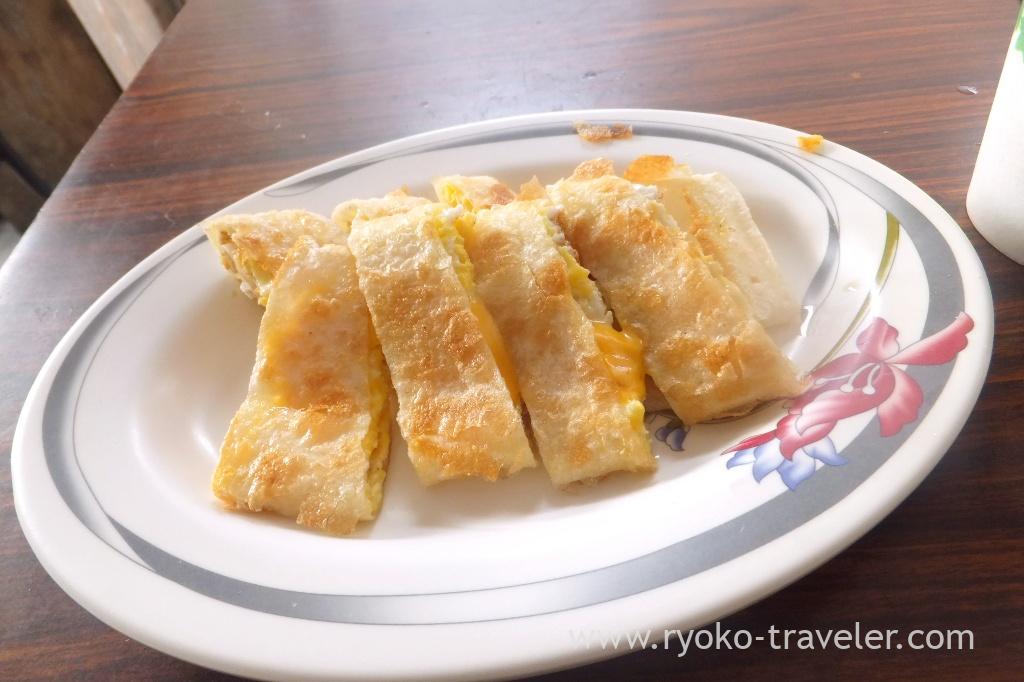Cheese omelet, Kaohsiung Black soymilk king (Kaohsiung)