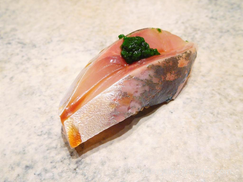 Horse mackerel, Sushi Yu (Roppongi)
