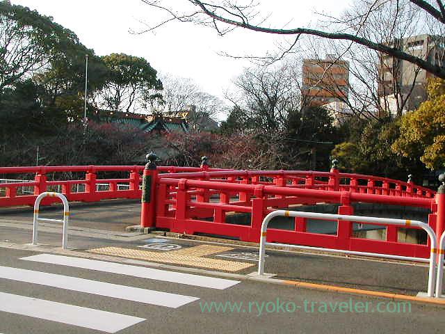 Bridge in front of the entrance, ebara Jinja shrine (Kita Shinagawa)